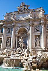 Image showing Fontana di Trevi - Rome, italy