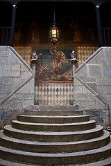 Image showing Medieval staircase