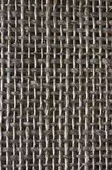 Image showing Burlap close-up