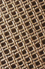 Image showing Burlap close-up