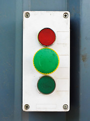 Image showing Switch for factory door