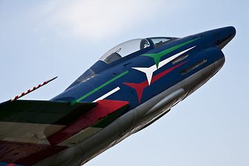 Image showing Acrobatic airplane: Italian Army