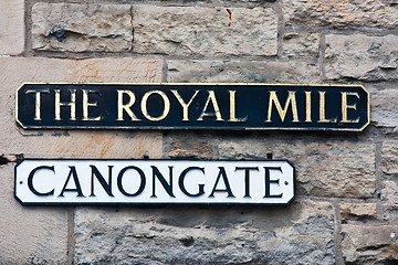 Image showing Royal Mile