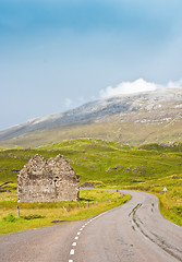 Image showing Along this road