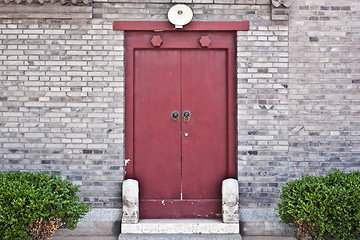 Image showing Red door