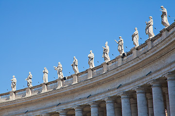 Image showing Vatican Statues