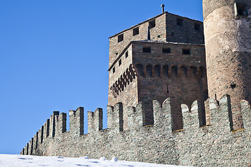 Image showing Fénis castle