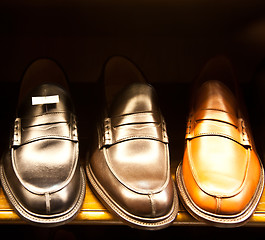 Image showing Luxury Italian shoes