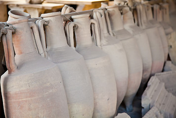 Image showing Old amphoras