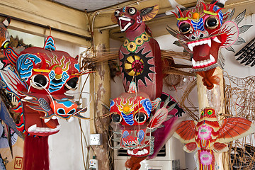 Image showing Handmade Chinese Kite laboratory