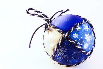 Image showing Handmade Christmas balls