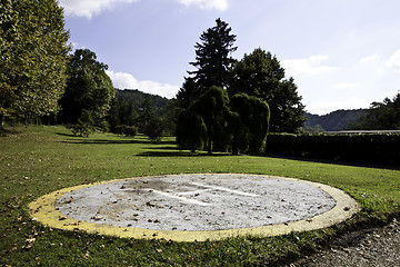 Image showing Helicopter platform