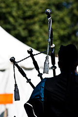 Image showing Scottish bagpipe