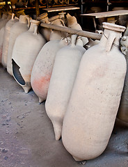 Image showing Old amphoras