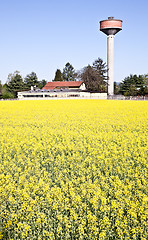 Image showing Country and water tower