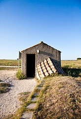 Image showing Exterior of Etruscan tomb