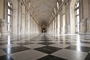 Image showing Italy - Royal Palace: Galleria di Diana, Venaria