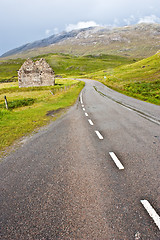 Image showing Along this road