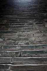 Image showing Old steps