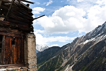 Image showing Alpine old house