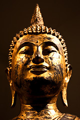 Image showing Sitting Bodhisattva - detail