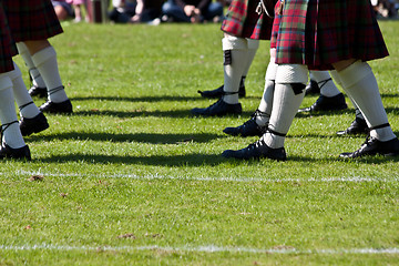 Image showing Scottish kilts