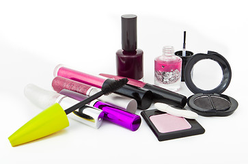 Image showing collection of make-up