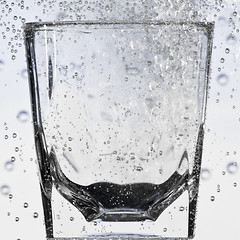 Image showing glass with bubbles