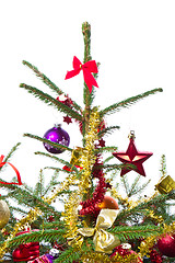 Image showing decorated christmas tree