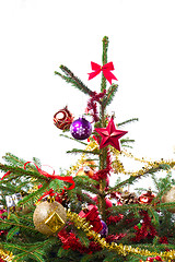 Image showing decorated christmas tree