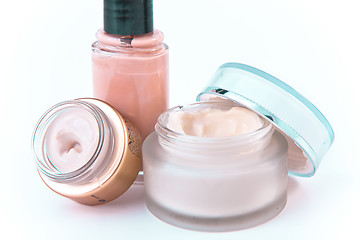 Image showing creams and makeup