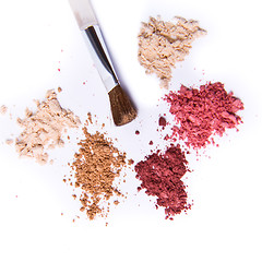 Image showing crushed eyeshadow