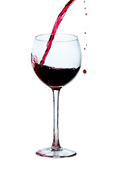 Image showing pouring red wine 