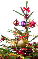 Image showing decorated christmas tree