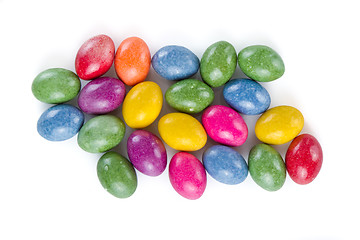 Image showing easter eggs isolated