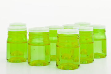 Image showing cosmetic glass containers