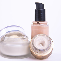 Image showing creams and makeup