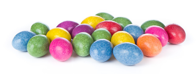 Image showing easter eggs isolated