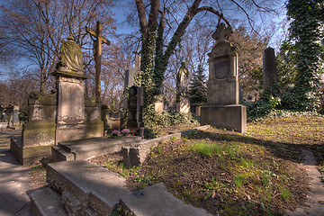 Image showing old graveyard in Prag