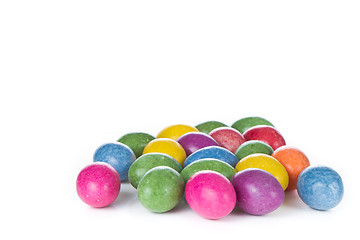 Image showing easter eggs isolated