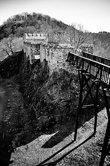 Image showing castle ruins of Cornstejn