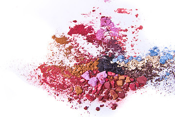 Image showing crushed eyeshadow