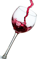 Image showing pouring red wine 