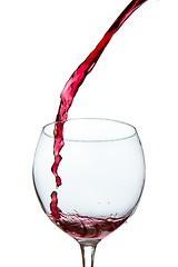 Image showing pouring red wine 