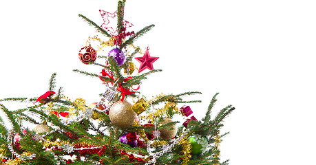 Image showing decorated christmas tree