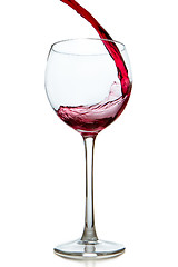 Image showing pouring red wine 