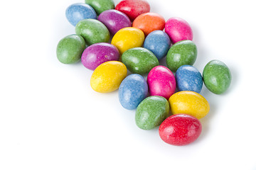 Image showing easter eggs isolated