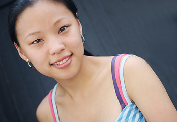 Image showing Portrait of a young Korean woman