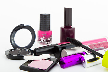 Image showing collection of make-up