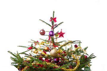 Image showing decorated christmas tree